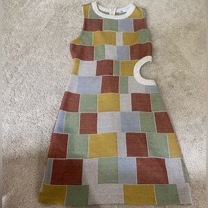 zara patchwork cutout mini dress